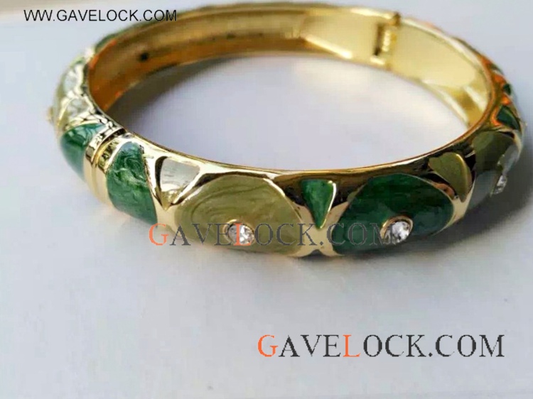 Fashion Wowan Diamond Stainless Steel Punk Bangle